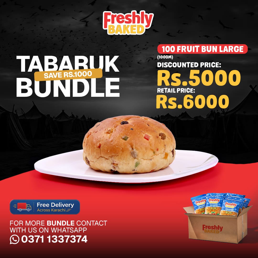 TABARUK BUNDLE (100) LARGE FRUIT BUNS
