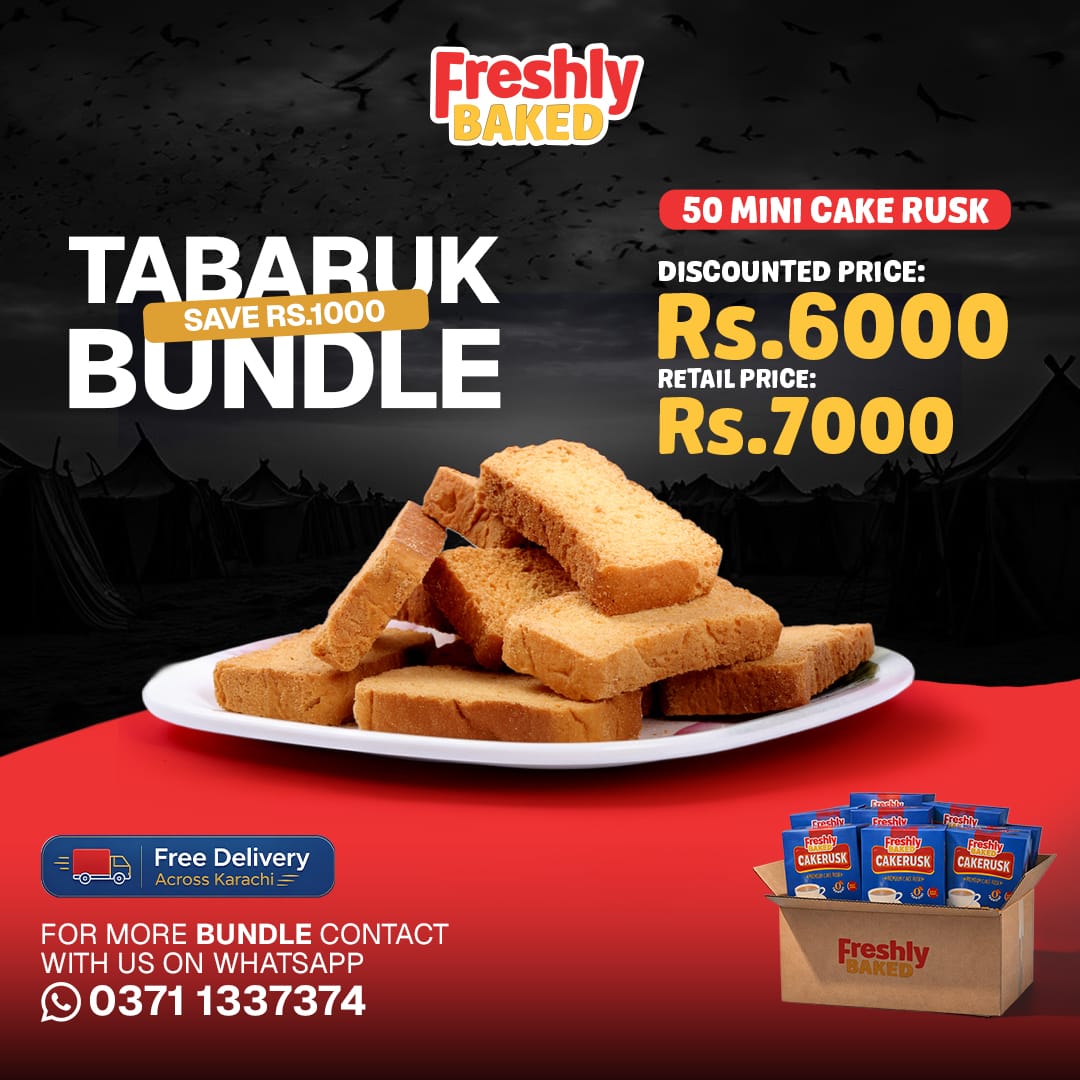 TABARUK BUNDLE (50)  CAKE RUSK MINI