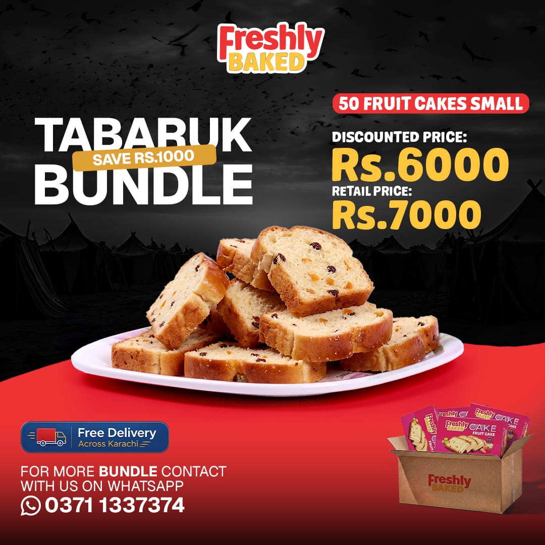 TABARUK BUNDLE (50) FRUIT  CAKES SMALL