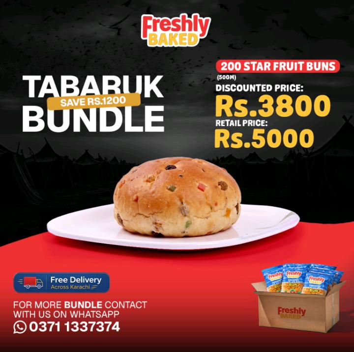 TABARUK BUNDLE (200)  STAR FRUIT BUNS